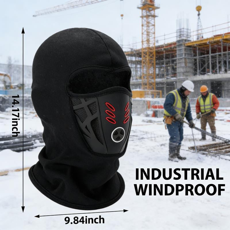 Stay Warm and Stylish with Our Lightweight Winter Windproof Full Face Balaclava - Perfect for Motorcycle Riding, Cycling, and Skiing!