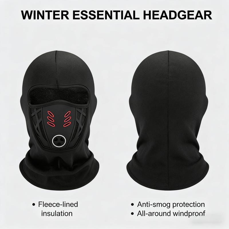 Stay Warm and Stylish with Our Lightweight Winter Windproof Full Face Balaclava - Perfect for Motorcycle Riding, Cycling, and Skiing!