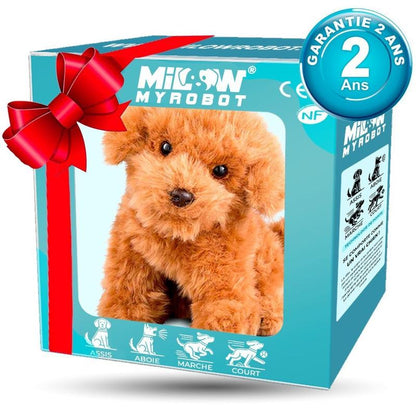 Introducing the Adorable New Realistic Robotic Dog Plush Toy – An Interactive Puppy That Walks, Barks, and Wags Its Tail! The Perfect Christmas Gift for Dog Lovers of All Ages!