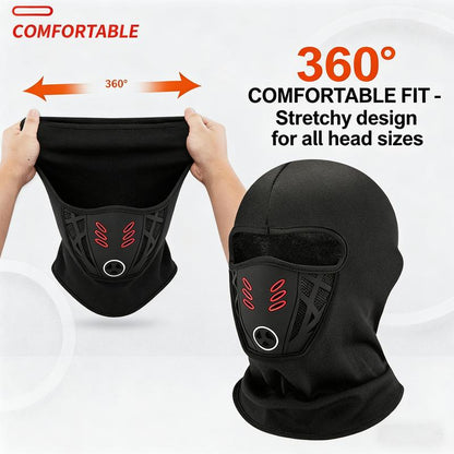 Stay Warm and Stylish with Our Lightweight Winter Windproof Full Face Balaclava - Perfect for Motorcycle Riding, Cycling, and Skiing!