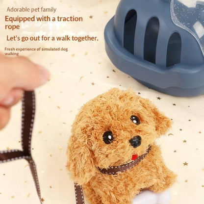 Introducing the Adorable New Realistic Robotic Dog Plush Toy – An Interactive Puppy That Walks, Barks, and Wags Its Tail! The Perfect Christmas Gift for Dog Lovers of All Ages!