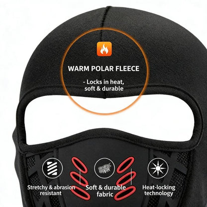 Stay Warm and Stylish with Our Lightweight Winter Windproof Full Face Balaclava - Perfect for Motorcycle Riding, Cycling, and Skiing!